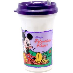 Walt Disney World Polynesian Resort 12oz Souvenir Kids Cup 2000s